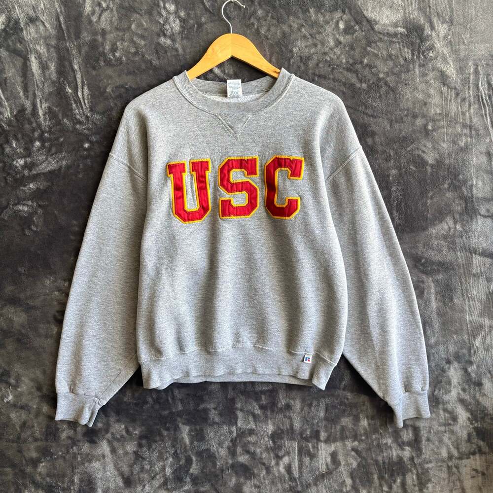 USC Vintage 90s Crewneck Size Large Color Gray